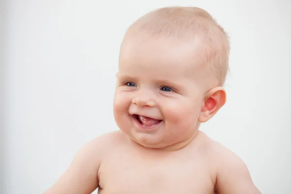 Little baby with blue eyes — Stock Photo, Image