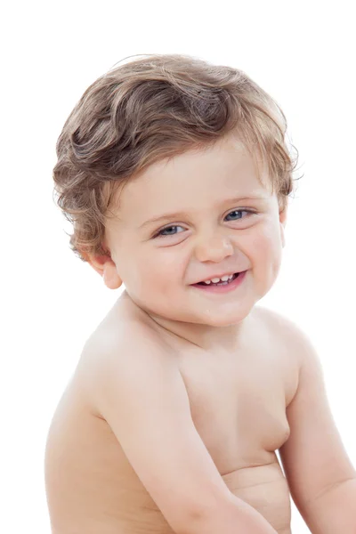 Boy with funny facial expression — Stock Photo, Image