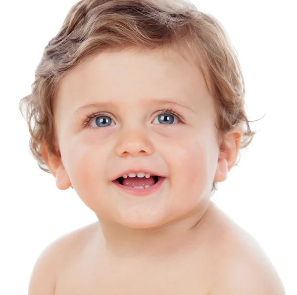 Boy with funny facial expression — Stock Photo, Image