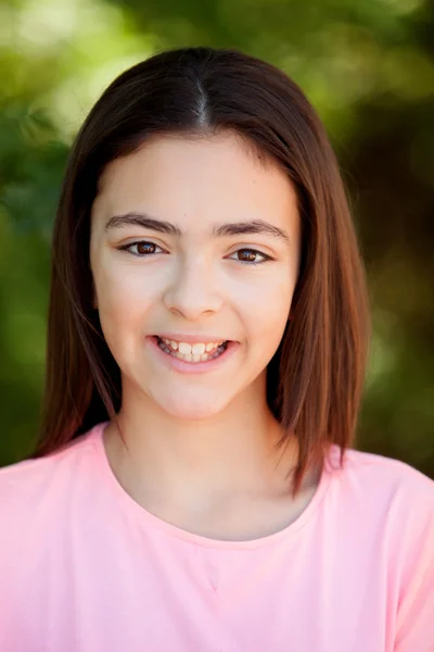 Adorable smiling preteen — Stock Photo, Image