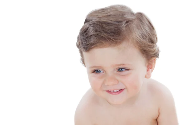 Boy with funny facial expression — Stock Photo, Image