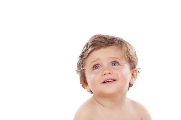 Boy with funny facial expression — Stock Photo, Image