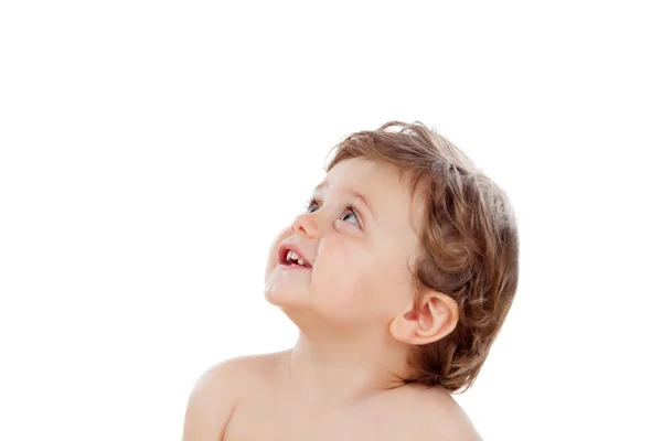 Boy with funny facial expression — Stock Photo, Image