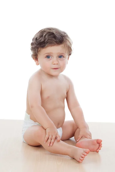 Boy with funny facial expression — Stock Photo, Image