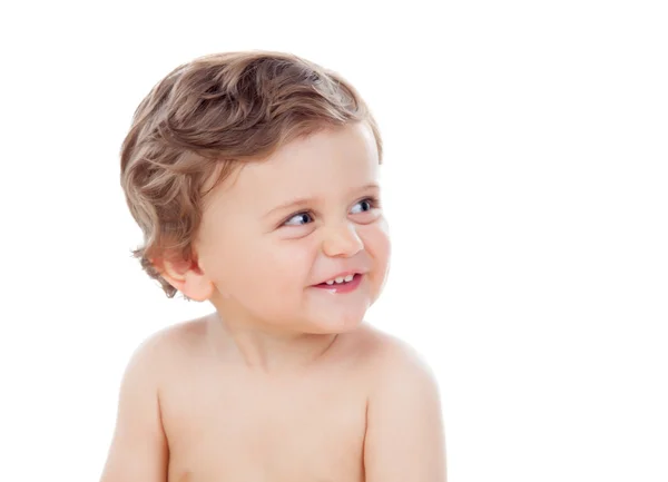Boy with funny facial expression — Stock Photo, Image