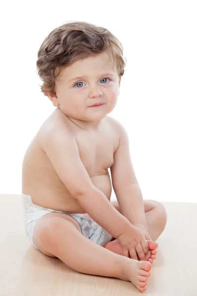 Boy with funny facial expression — Stock Photo, Image