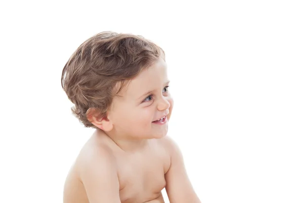 Boy with funny facial expression — Stock Photo, Image