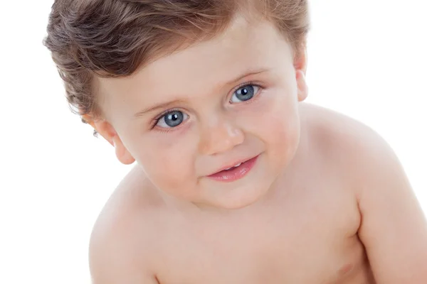 Boy with funny facial expression — Stock Photo, Image