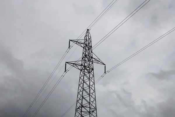 Torre de alta tensão — Fotografia de Stock