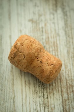 Bir şampanya şişesinden cork 