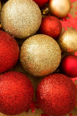  Noel glitter topları 