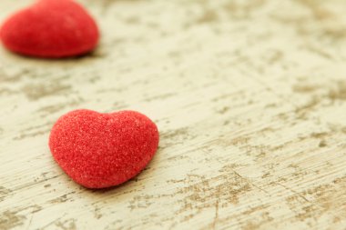 Kalpleri ile renkli bir lolipop jöle fasulye 