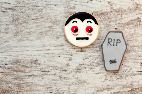 Különböző formájú Halloween cookie-k — Stock Fotó