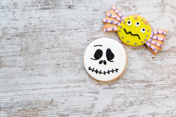 Biscoitos de Halloween com formas diferentes — Fotografia de Stock