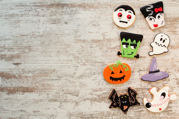 Galletas de Halloween con diferentes formas —  Fotos de Stock