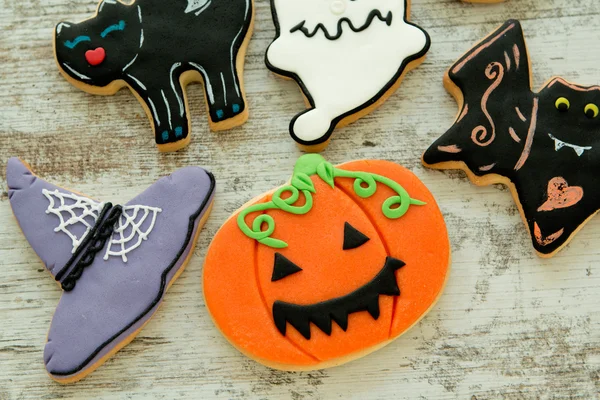 Galletas de Halloween con diferentes formas —  Fotos de Stock