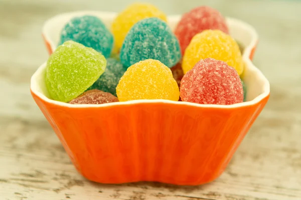 Cuenco lleno de gelatina colores —  Fotos de Stock