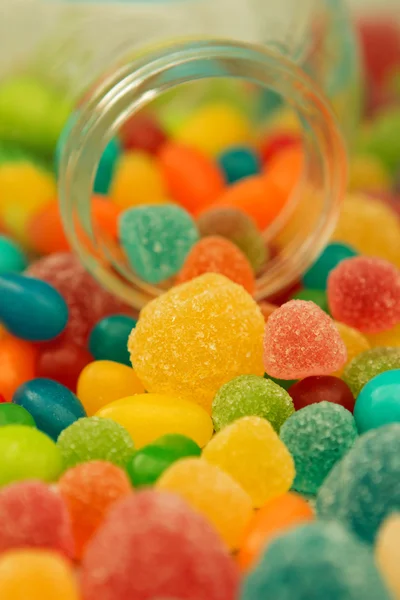 Colorful jelly beans to wallpaper — Stock Photo, Image