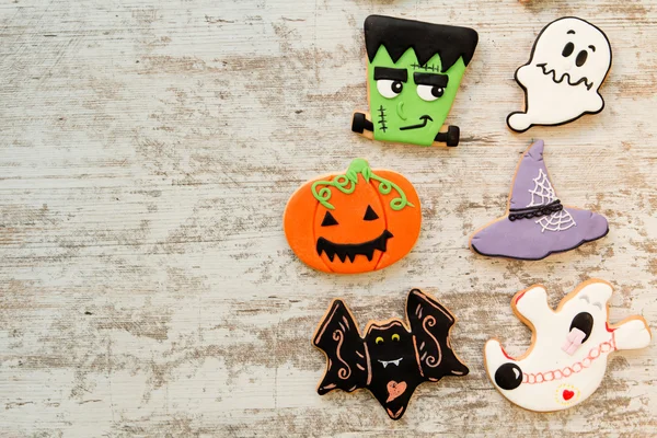 Cookies Halloween avec différentes formes — Photo