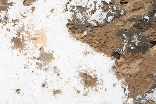 Crack Sul Pavimento Cemento Parete Danneggiata — Foto Stock