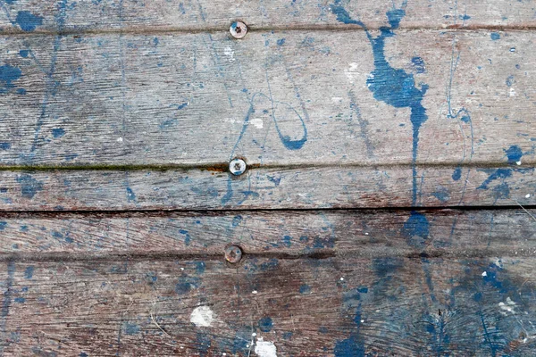 壁紙として使用する青色の塗料と木製の表面 — ストック写真