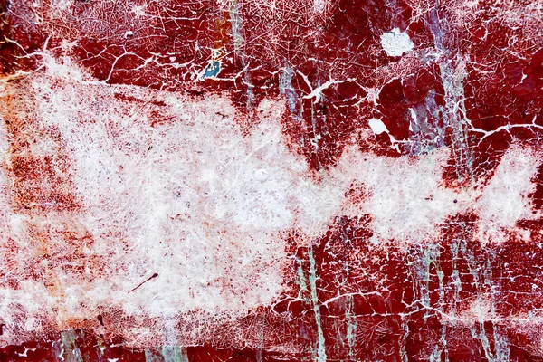 Oppervlakte Bedekt Met Rode Verf Authentieke Textuur — Stockfoto