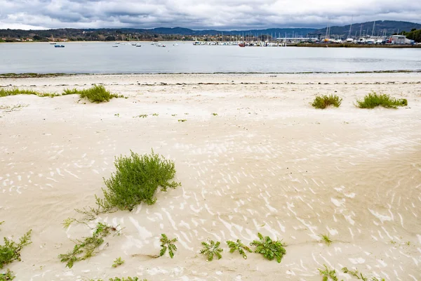 Plage Solitaire Hiver Dans Une Petite Ville Pêcheurs — Photo