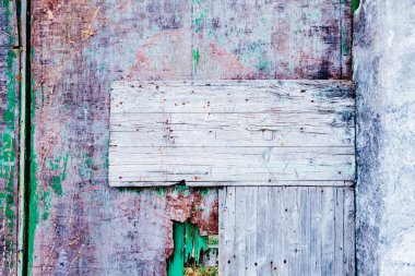Metin ve tasarım için kopya alanı olan eski püskü beyaz ahşap arkaplan