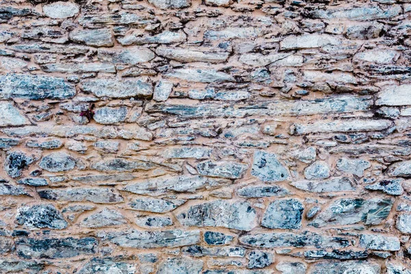 Parede Velha Pedra Rocha Forma Arbitrária — Fotografia de Stock