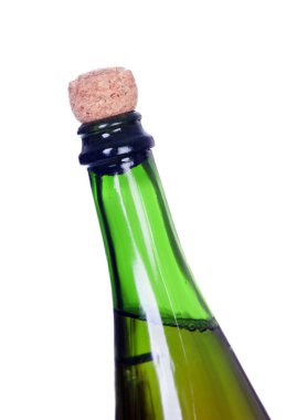 Uncorking şampanya şişesi 
