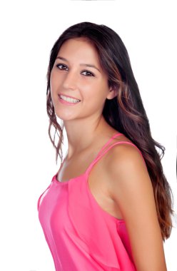 pembe genç kız atrractive