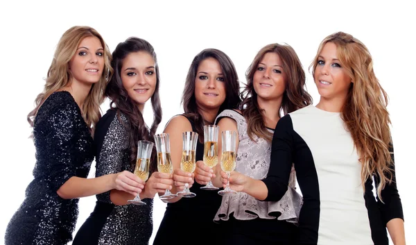 Group of friends toasting — Stock Photo, Image