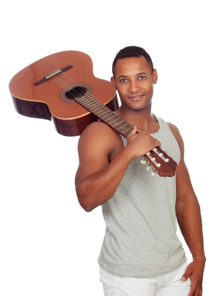 Homens latinos com uma guitarra — Fotografia de Stock