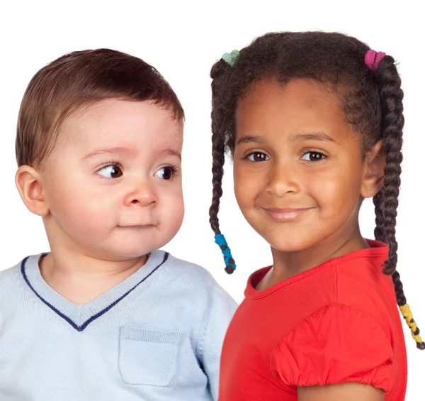 Two adorable children — Stock Photo, Image