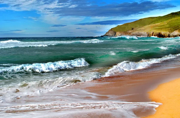 Bonita foto de un paisaje marino —  Fotos de Stock