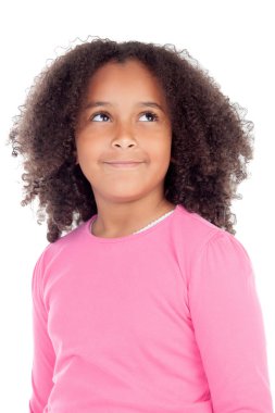 sevimli Afrikalı küçük kız