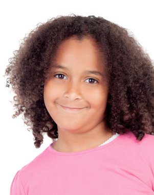 sevimli Afrikalı küçük kız