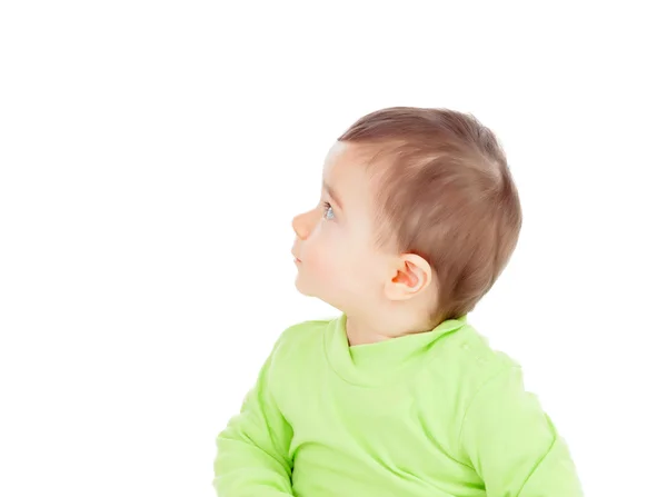 Beautiful baby  looking at side — Stock Photo, Image