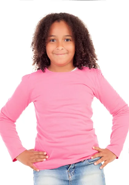 Adorable african little girl — Stock Photo, Image