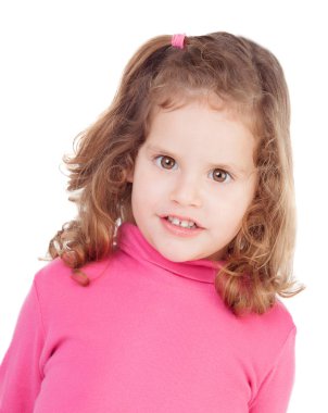 küçük kız pembe