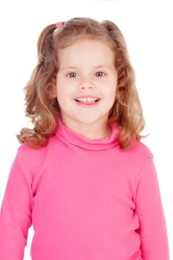 küçük kız pembe
