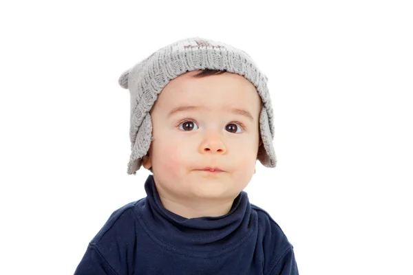 Adorable baby looking up — Stock Photo, Image