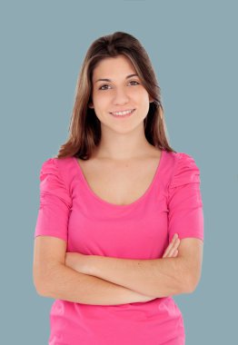 Rahat güzel genç kadın