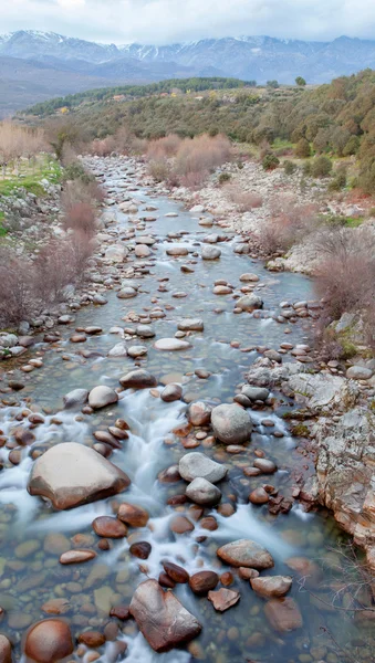 Trevlig kurs av en flod — Stockfoto