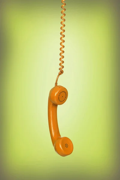 Old phone hanging — Stock Photo, Image