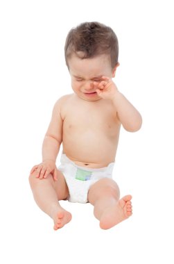 Sad baby tired crying 