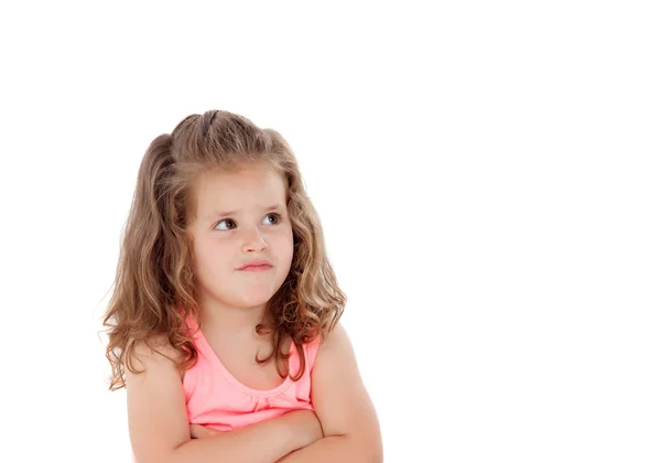Kızgın küçük kız — Stok fotoğraf