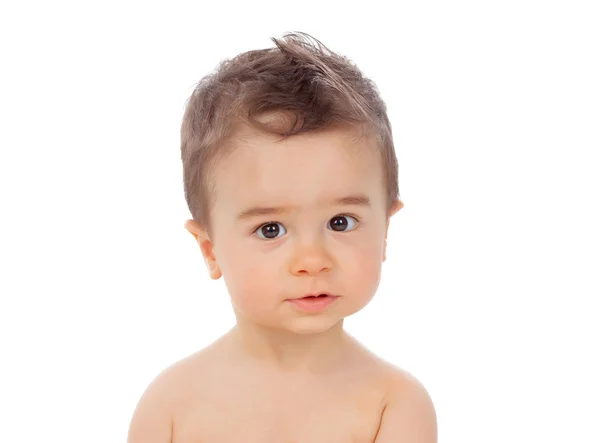 Menino posando na câmera — Fotografia de Stock