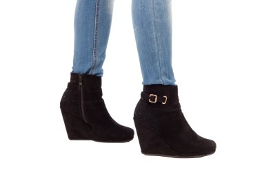 Fotoğraf siyah kama ayakkabı  