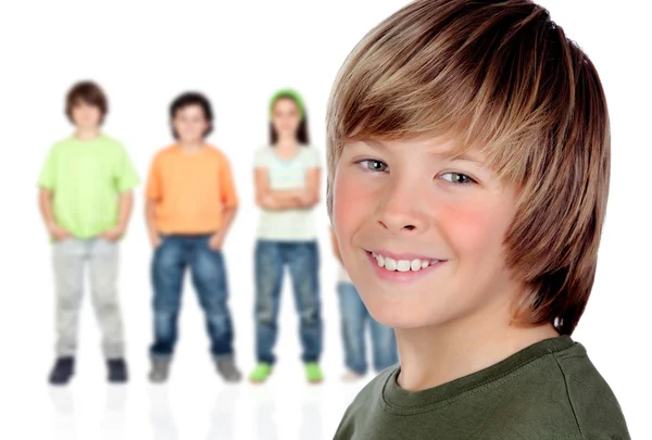 Casual preteen boy — Stock Photo, Image